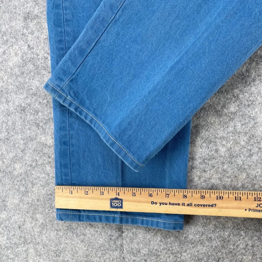 Levi's 501 Button Fly Jeans Men 35x30 Blue Teal Straight Leg (Fits 32x28) Grunge